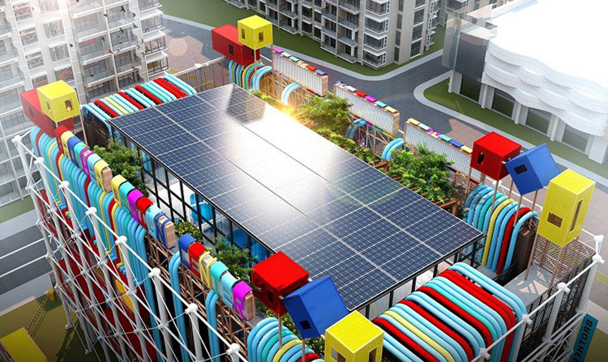 南岔公共安全太阳能光伏发电体验