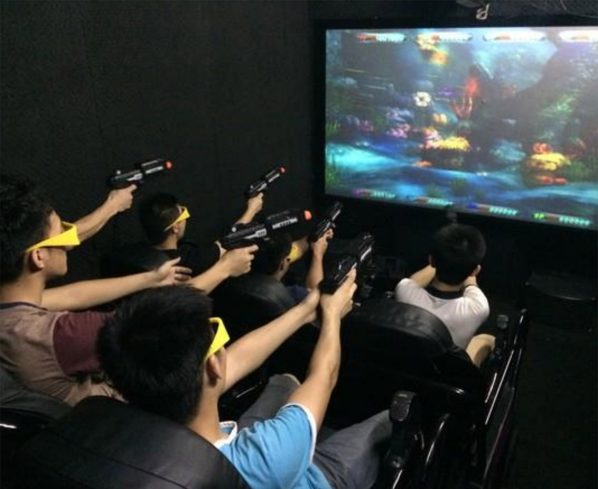 东风公共安全7D互动游戏影院