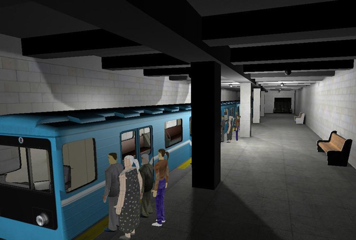 公共安全虚拟动车地铁