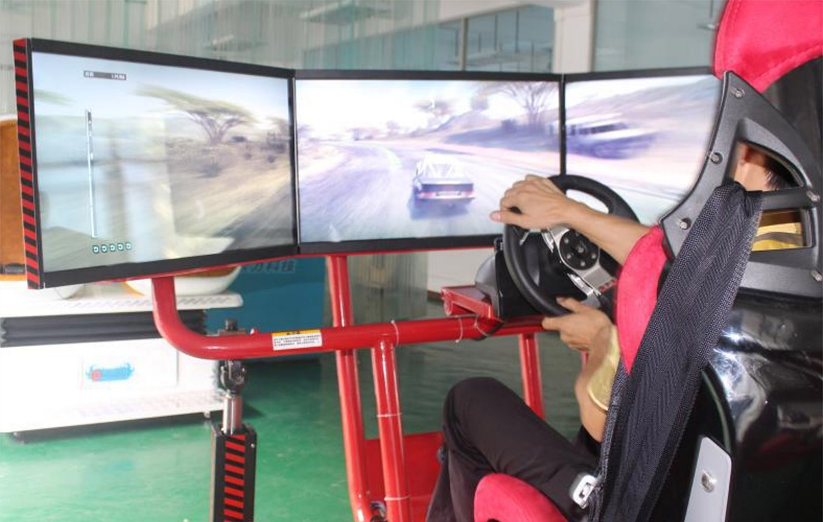 曹县公共安全F1三屏实感模拟赛车